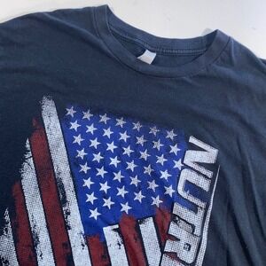 Next Level Nutrishop Knoxville TN American Flag Graphic T-Shirt Mens‎ Black L